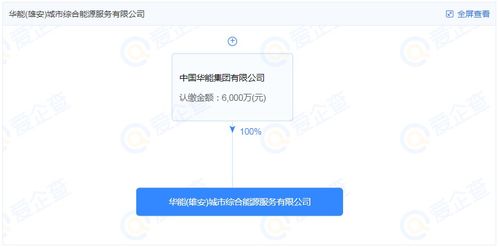 華能集團(tuán)全資控股華能雄安城市綜合能源服務(wù)有限公司注冊成立，專注信息系統(tǒng)集成服務(wù)